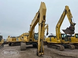 Used Komatsu Excavator,Used Excavator in yard,Front of used Komatsu